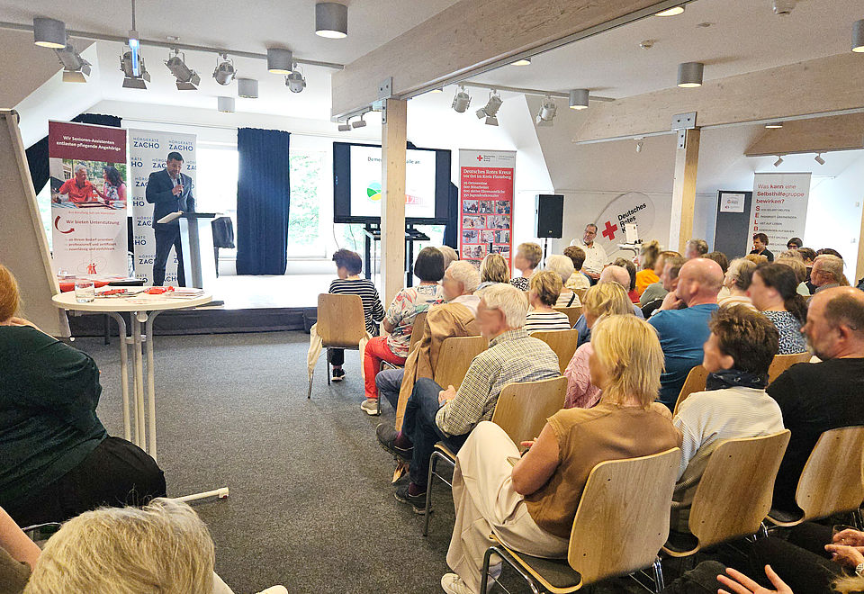 Demenz Info-Abend - Begrüßung durch Bürgermeister Trampe