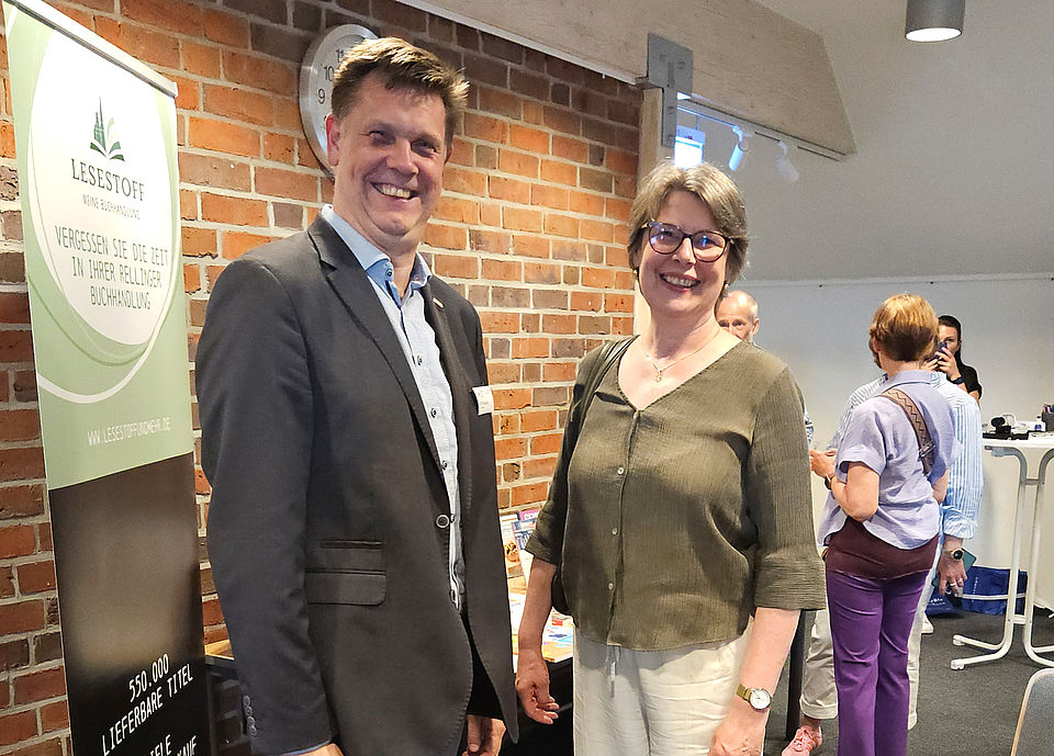 Ulf Kienast und Nicole Giese vom DRK