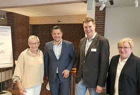Waltraud Hörmann, Marc Trampe, Ulf Kienast und Rita Sturm